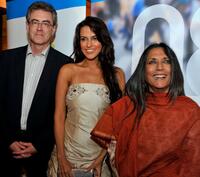 Piers Handling, Neha Dhupia and Deepa Mehta at the Bell Lightbox Campaign's "A Salute To Indian Cinema" during the 2008 Toronto International Film Festival.