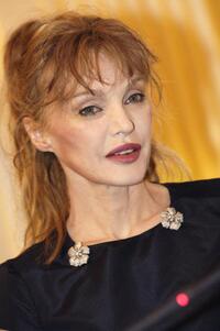 Arielle Dombasle at the knight in the Order of Legion of honour.