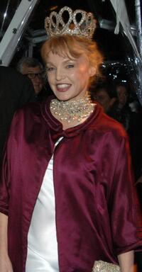Arielle Dombasle at the inuagural of celebrated Palazzo Grassi.