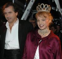 Bernard Henri Levy and Arielle Dombasle at the inuagural of celebrated Palazzo Grassi.
