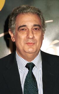 Placido Domingo at the Tower Records to sign copies of his new album.