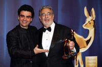 Rolando Villazon and Placido Domingo at the Bambi Awards 2008.