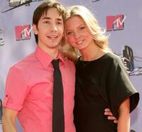 Justin Long and Kaitlin Doubleday at the 2007 MTV Movie Awards.