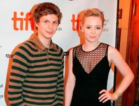 Michael Cera and Portia Doubleday at the screening of "Youth In Revolt."