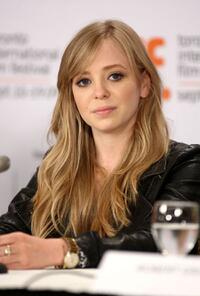 Portia Doubleday at the press conference of "Youth In Revolt."