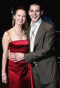 Caroline Carver and Kenny Doughty at the UK premiere of "The Aryan Couple."