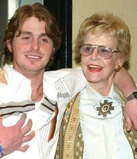 Diana Douglas and Kirk Douglas at the California premiere of "It Runs In The Family."