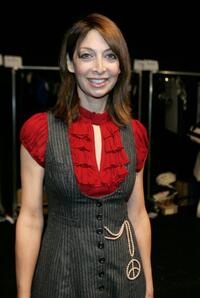 Illeana Douglas at the Nanette Lepore Spring 2007 fashion show during Olympus Fashion Week.