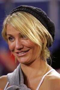 Cameron Diaz at New Jersey for a game between Philadelphia Eagles and the New York Giants.