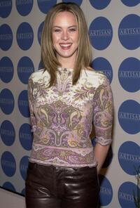 Heather Donahue at the Details-Artisan Entertainment party.