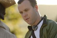 Director Saul Dibb on the set of "The Duchess."