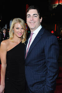 Timothy Dowling and Guest at the California premiere of "This Means War."