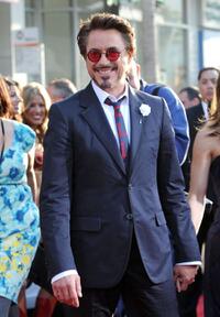 Robert Downey, Jr. at the California premiere of "Iron Man 2."