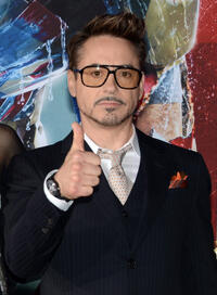 Robert Downey, Jr. at the California premiere of "Iron Man 3."