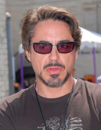 Robert Downey, Jr. at the Kidstock Music and Art Festival.