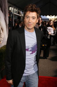 Robert Downey, Jr. at the L.A. premiere of "The Shaggy Dog."