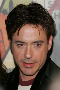 Robert Downey, Jr. at the N.Y. premiere of "V For Vendetta."
