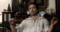 Robert Downey, Jr. as Sherlock Holmes in "Sherlock Holmes."