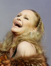 Ursula Andress at the ceremony of the Diva Awards 2007.