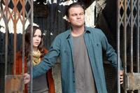 Ellen Page as Ariadne and Leonardo Dicaprio as Cobb in "Inception."