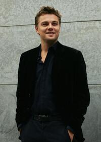 Leonardo DiCaprio at the Giorgio Armani show during the Spring/Summer 2007 women's collections.