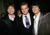 Mick Jagger, Leonardo DiCaprio and Ronnie Wood at the New York premiere of "The Departed."