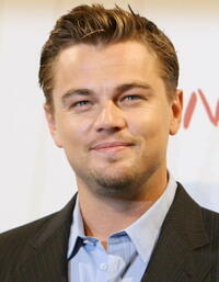 Leonardo DiCaprio at a photocall in Rome for "The Departed."