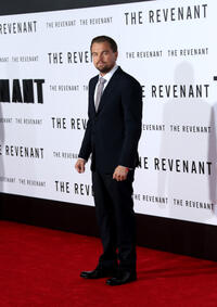 Leonardo DiCaprio at the California premiere of "The Revenant."