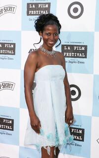 Elle Downs at the Los Angeles Film Festival opening night screening of "Talk to Me."