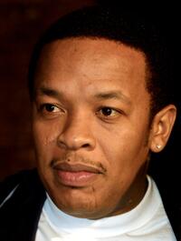 Dr. Dre at the premiere of "The Wash."