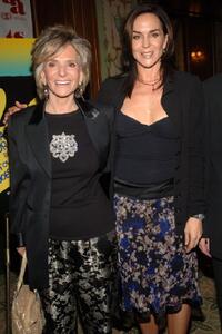 Shelia Nevins and Polly Draper at the premiere of "I Have Tourettes But Tourettes Doesn't Have Me."
