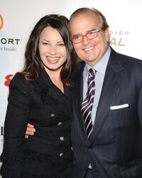 Fran Drescher and Stephen Jacoby at the Fastercures event honoring Sumner Redstone.