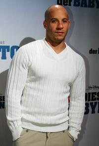Vin Diesel at the premiere of "Babynator."