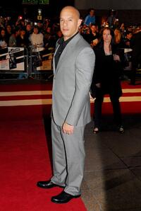 Vin Diesel at the UK premiere of "Fast and Furious 4."