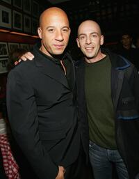 Vin Diesel and producer Robert Yari at the premiere of "Find Me Guilty."