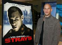 Vin Diesel at the DVD release party of "Strays".