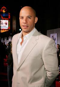 Vin Diesel at the premiere of "The Pacifier."