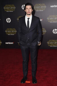 Adam Driver at the California premiere of "Star Wars: The Force Awakens."