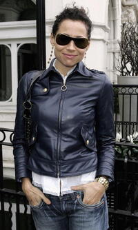 Minnie Driver at the Giles Deacon and Dima Rashid VIP designer lunch.