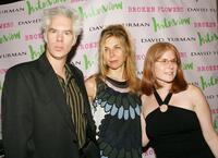 Director Jim Jarmusch, Sara Driver and producer Stacey Smith at the premiere of "Broken Flowers."
