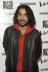 Naveen Andrews at the premiere of "The Notorious Bettie Page."