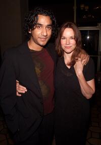 Naveen Andrews and Barbara Hershey at the AFI FEST 2001 for the premiere of "Lantana."