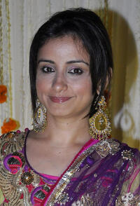 Divya Dutta at the reception party of Vivek Oberoi and Priyanka Alva in Mumbai.