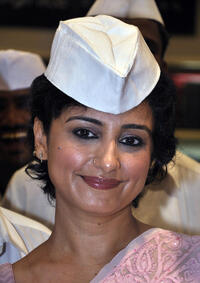 Divya Dutta at the music launch of "Stanley Ka Dabba" in Mumbai.