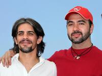 Pablo Echarri and Adrian Caetano at the photocall of "Cronica De Una Fuga" during the 59th International Cannes Film Festival.