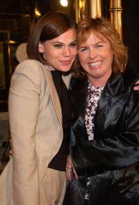 Clea Duvall and Amy Madigan at the premiere of "The Laramie Project."