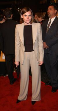 Clea Duvall at the premiere of "The Laramie Project."