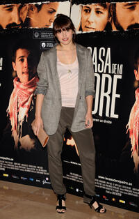 Veronica Echegui at the photocall of "La Casa de mi Padre" in Madrid.