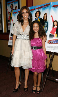 Sandra Echeverria and Madison Pettis at the New York premiere of "Free Style."