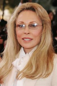 Faye Dunaway at the 60th International Cannes Film Festival for the premiere of "Chacun Son Cinema".